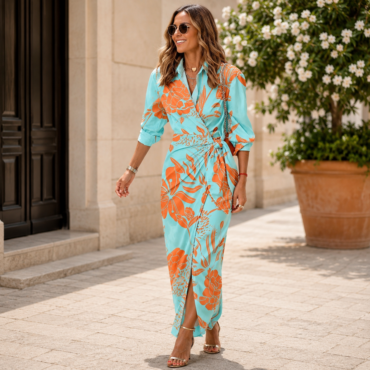 Summer Wrap Maxi Dress – Victoria