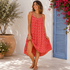 Women's Summer Maxi Dress – Breathable Flowy Beach Dress
