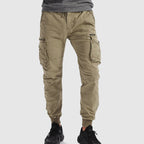 Men's Cargo Joggers | Multi-Pocket Tapered Fit