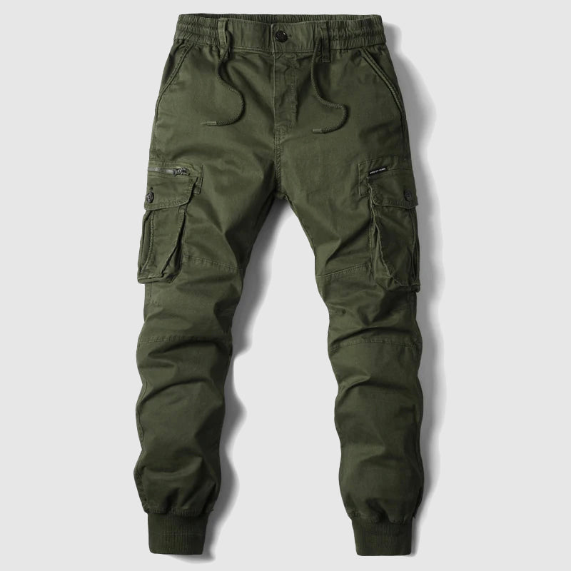 Men's Cargo Joggers | Multi-Pocket Tapered Fit