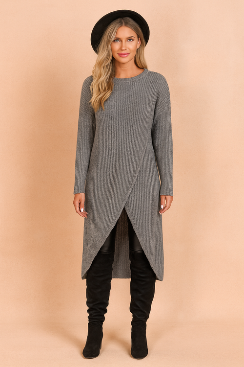 Andi | Women's Irregular Wrap Sweater for Modern Style and Comfort 0