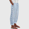 Bertha Collection | Women's Wide-Leg Linen Pants with Elastic Waistband | Comfortable Fit for Everyday Wear 0