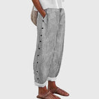 Bertha Collection | Women's Wide-Leg Linen Pants with Elastic Waistband | Comfortable Fit for Everyday Wear 1