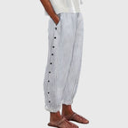 Bertha Collection | Women's Wide-Leg Linen Pants with Elastic Waistband | Comfortable Fit for Everyday Wear 2