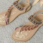 Boho Beach Sandals for Women with Lightweight Flexible Sole | Chic Design for Summer Comfort 6