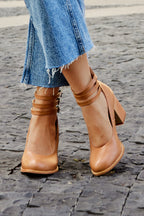 Casilda Collection | Smooth Sandals for Women with Thick Block Heel | All-Day Comfort & Secure Ankle Strap 4