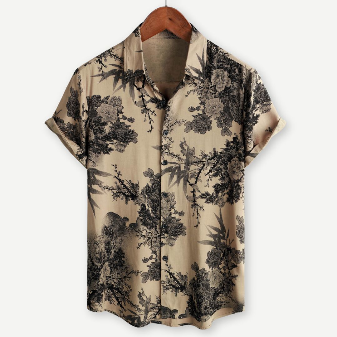 Men's Short-Sleeve Shirt | All-Over Print, Relaxed Fit