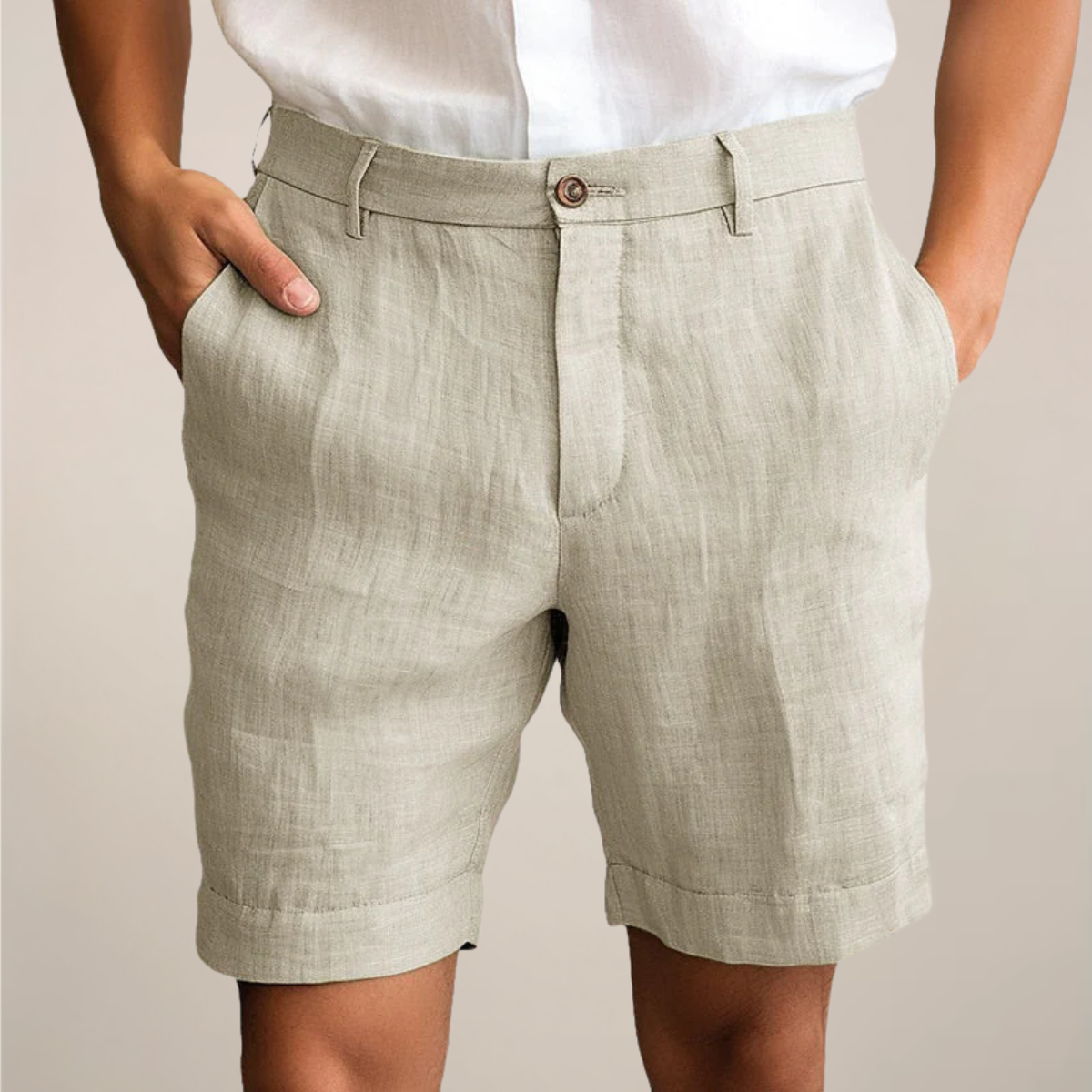 Men's Summer Shorts | Lightweight Elastic-Waist Relaxed
