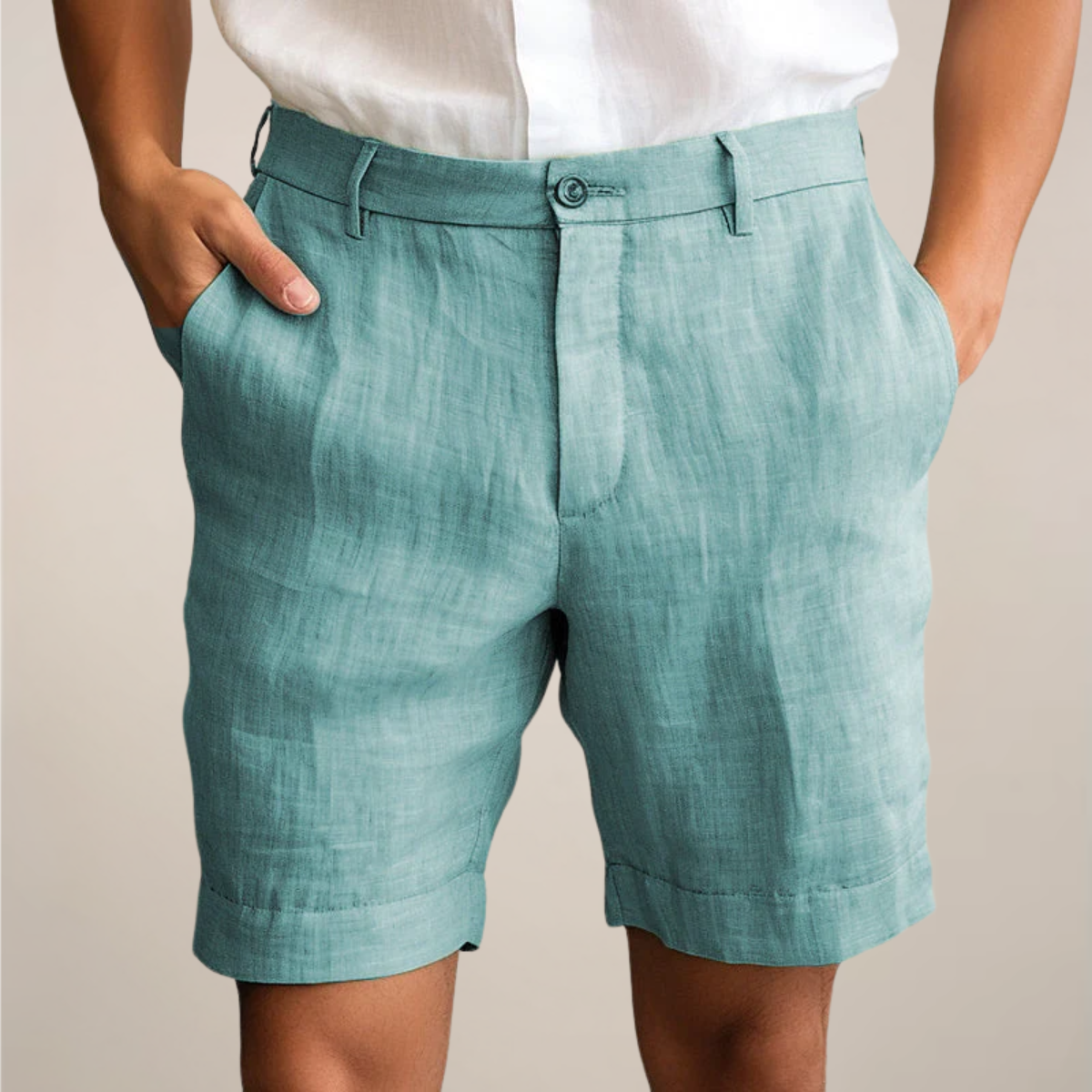 Men's Summer Shorts | Lightweight Elastic-Waist Relaxed