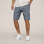 Men's Woven Shorts | Knee-Length Elasticated Waist