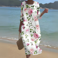 Chic Floral Dress | Women's Summer Dress with Breathable Fabric | Effortless Elegance for Any Occasion 0
