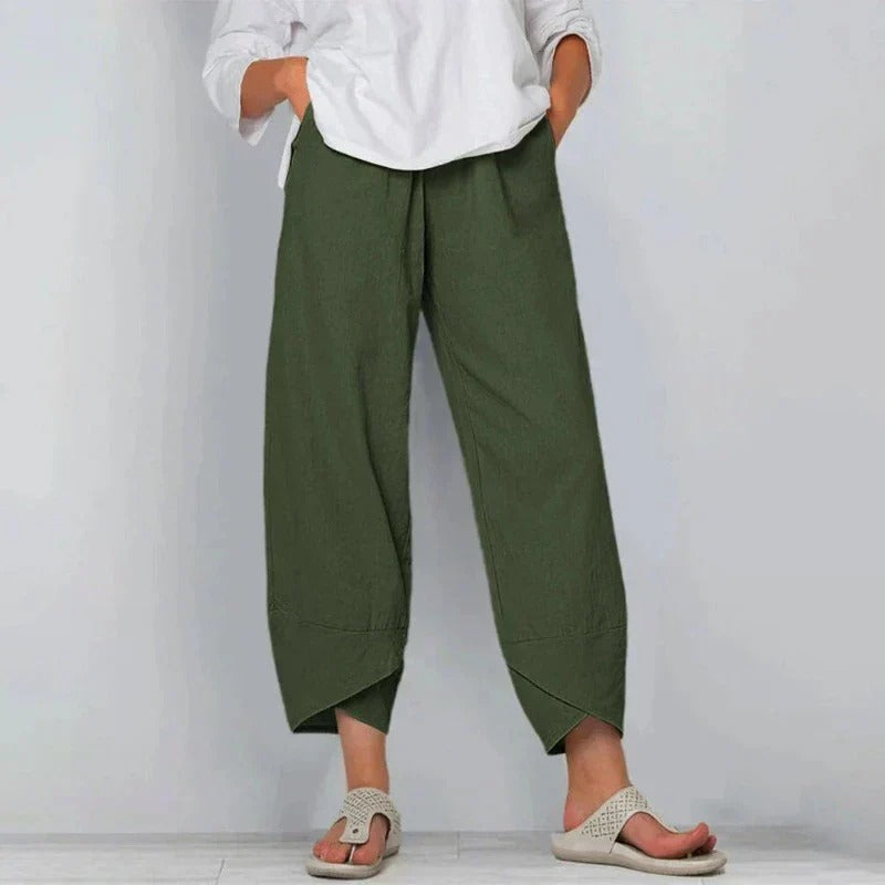 Chic Linen Pants Women | Breathable Fabric with Flattering Fit | Perfect for Everyday Comfort
