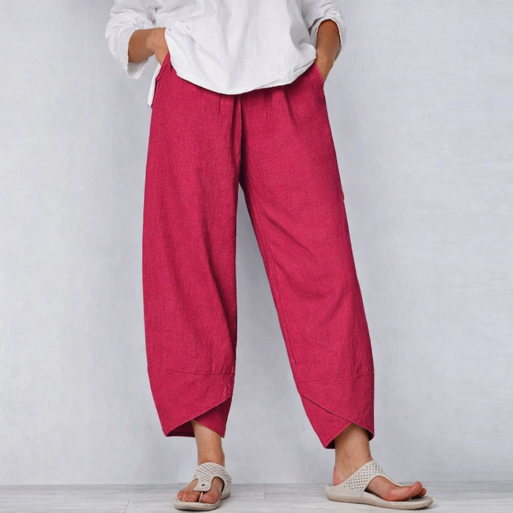 Chic Linen Pants Women | Breathable Fabric with Flattering Fit | Perfect for Everyday Comfort
