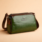 Chic Vegan Leather Shoulder Bag for Women | Stylish Crossbody with Adjustable Strap and Secure Zipper Closure 3