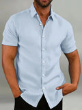 Men's Short-Sleeve Shirt | Tailored-Fit Classic Collar