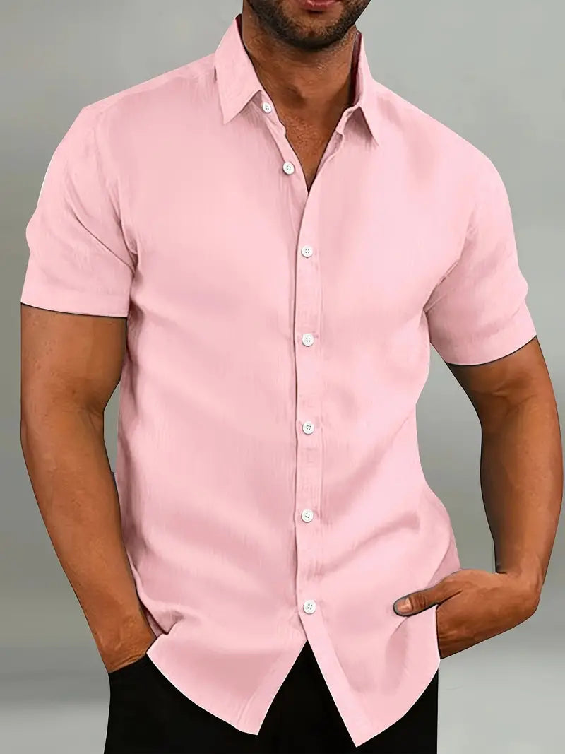 Men's Short-Sleeve Shirt | Tailored-Fit Classic Collar