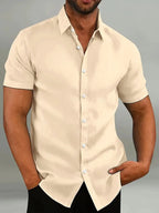 Men's Short-Sleeve Shirt | Tailored-Fit Classic Collar