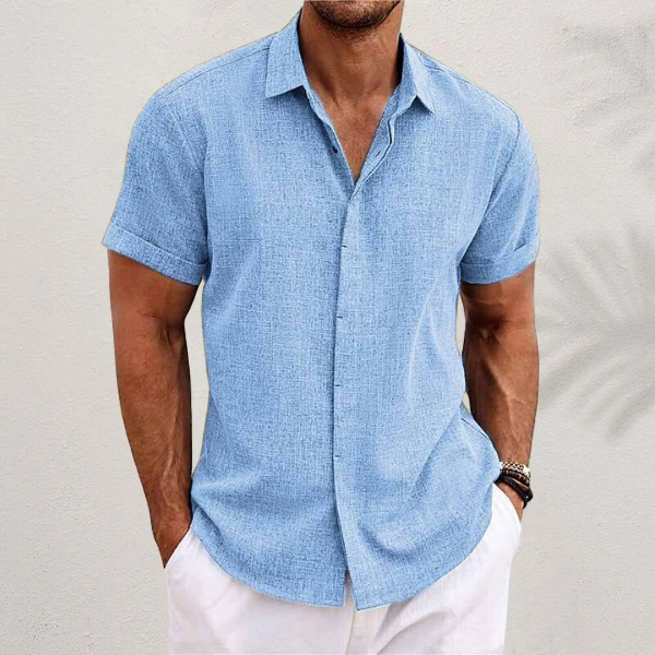 Men's Short-Sleeve Shirt | Relaxed-Fit Summer Casual