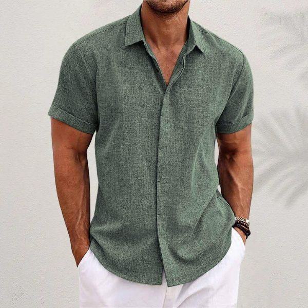 Men's Short-Sleeve Shirt | Relaxed-Fit Summer Casual