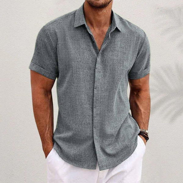 Men's Short-Sleeve Shirt | Relaxed-Fit Summer Casual