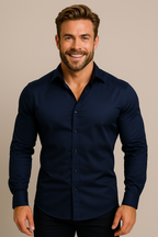 Men's Dress Shirt | Wrinkle-Free Structured Fit