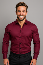 Men's Dress Shirt | Wrinkle-Free Structured Fit