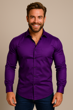 Men's Dress Shirt | Wrinkle-Free Structured Fit