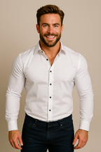 Men's Dress Shirt | Wrinkle-Free Structured Fit