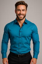 Men's Dress Shirt | Wrinkle-Free Structured Fit
