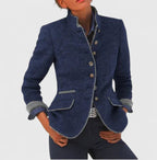 Elegant Black Cardigan for Women with High Collar Design | Stylish Layering for Any Occasion 4