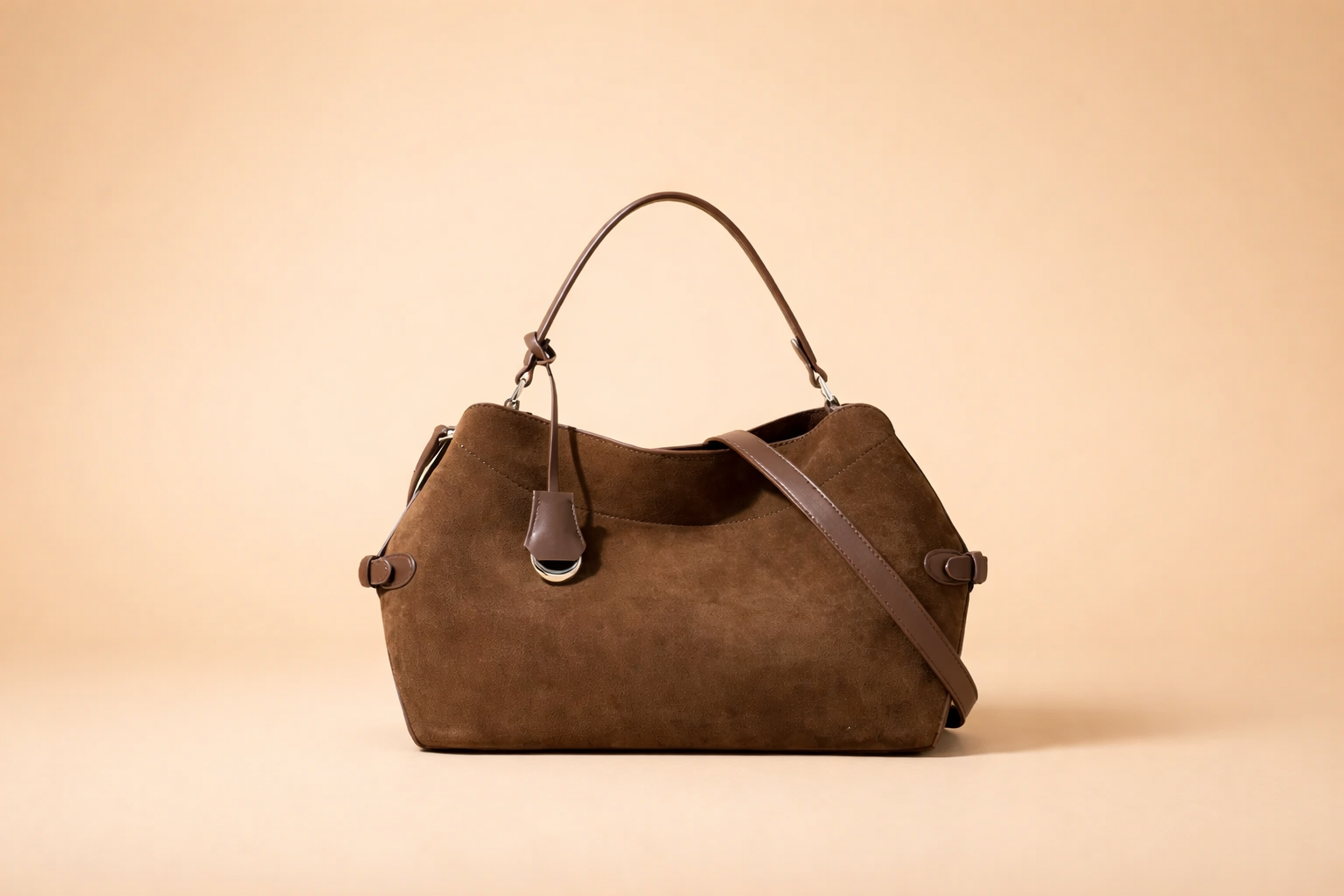 Elegant Brown Suede Shoulder Bags for Women | Versatile Everyday Accessory 1