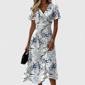 Elegant Collection | Summer Dresses for Women with Flattering Wrap Design | Versatile Midi Style for Effortless Day-to-Night Transition 0