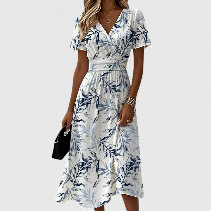 Elegant Collection | Summer Dresses for Women with Flattering Wrap Design | Versatile Midi Style for Effortless Day-to-Night Transition 0