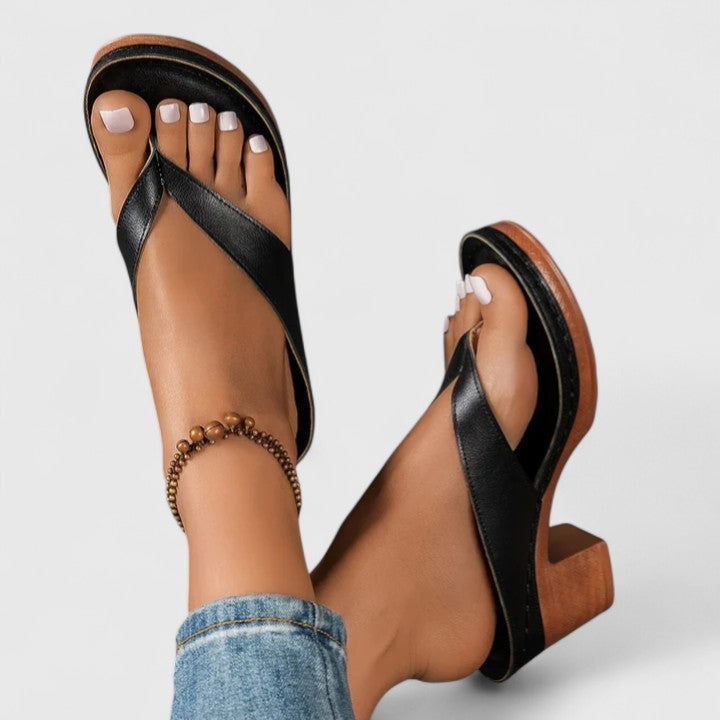 Elegant Comfort | Women's Black Heels with Ergonomic Footbed | Stylish Support for All-Day Wear 1