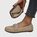Elegant Comfort | Women's Black Loafers with Cushioned Insole | Stylish Footwear for All-Day Wear 4