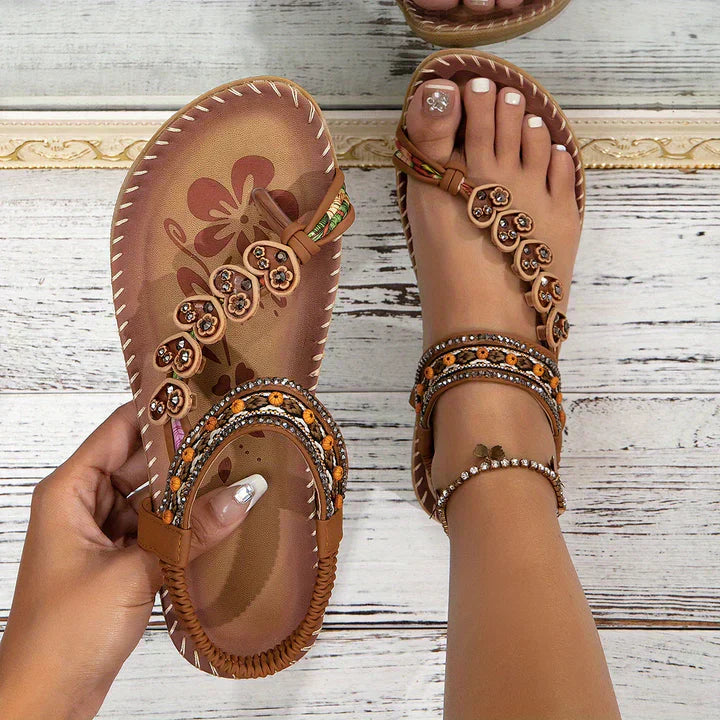 Elegant Comfort | Women's Sandals with Arch Support & Cushioned Footbed | Stylish Orthopedic Design for All-Day Wear 1