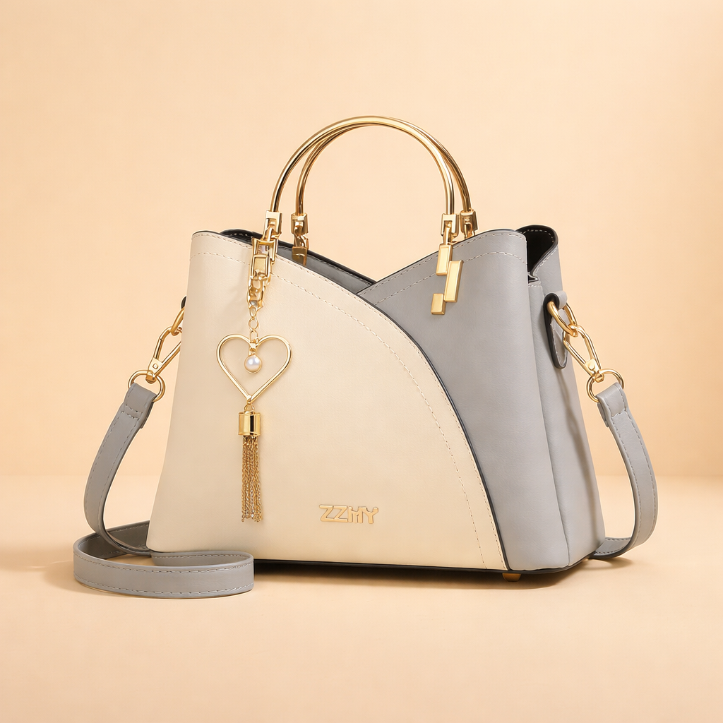 Elegant Leather Shoulder Bag for Women with Adjustable Strap and Organized Interior 7