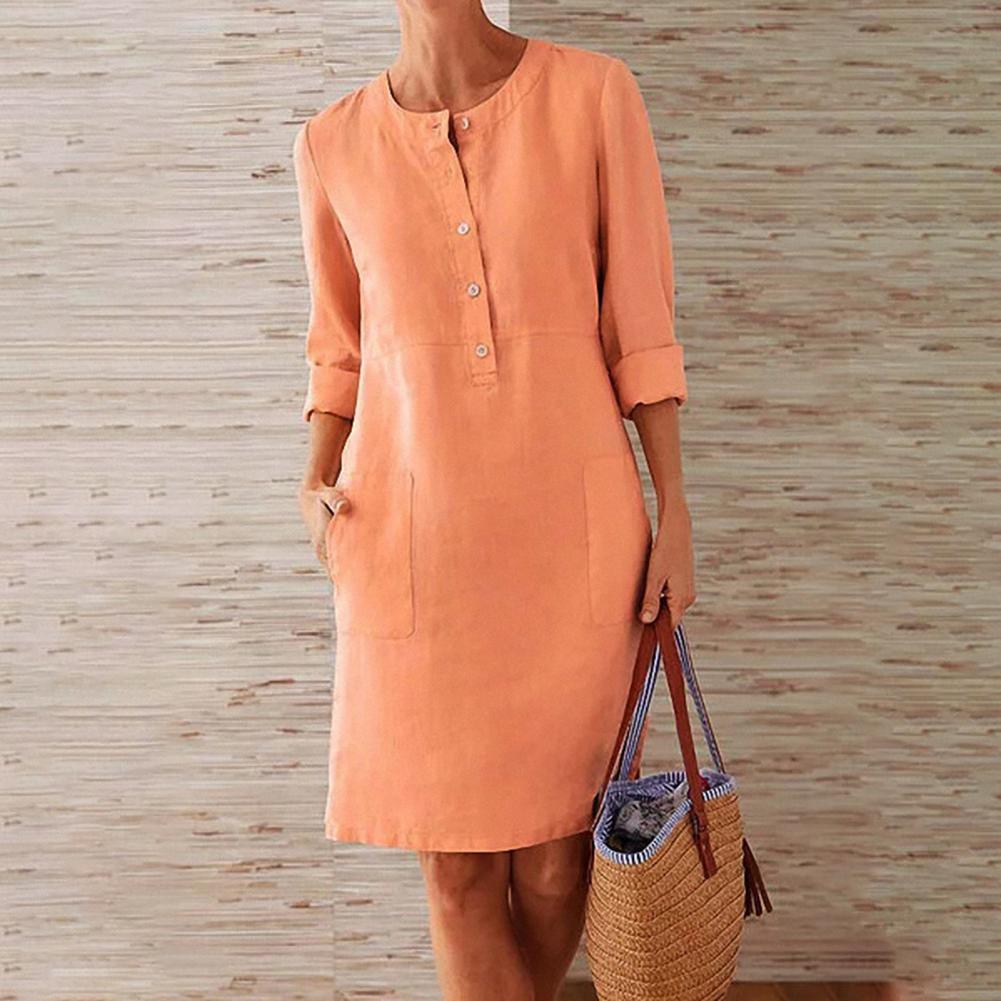 Elegant Leisure | Women's Summer Dress with Soft, Breathable Fabric | Versatile Plus Size Style for Everyday Comfort 0