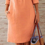 Elegant Leisure | Women's Summer Dress with Soft, Breathable Fabric | Versatile Plus Size Style for Everyday Comfort 5