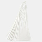 Elegant Maxi Dress | One Shoulder Backless Design with Ruffle Detail | Stylish Long Dress for Summer Events 15