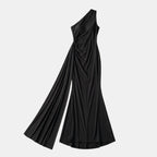 Elegant Maxi Dress | One Shoulder Backless Design with Ruffle Detail | Stylish Long Dress for Summer Events 4