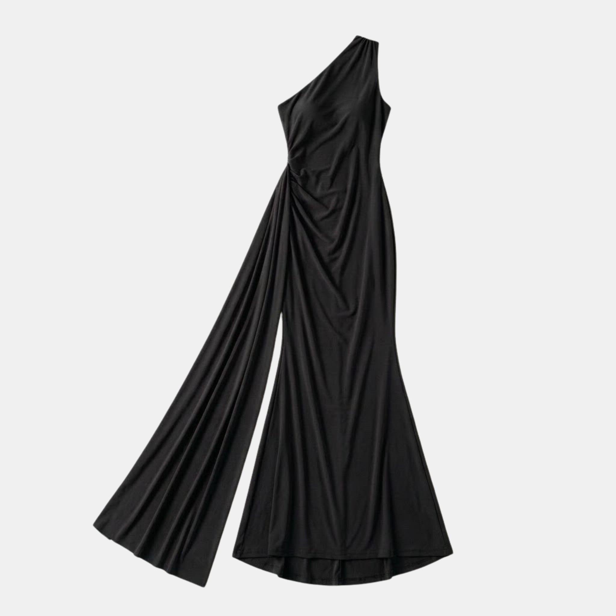 Elegant Maxi Dress | One Shoulder Backless Design with Ruffle Detail | Stylish Long Dress for Summer Events 4