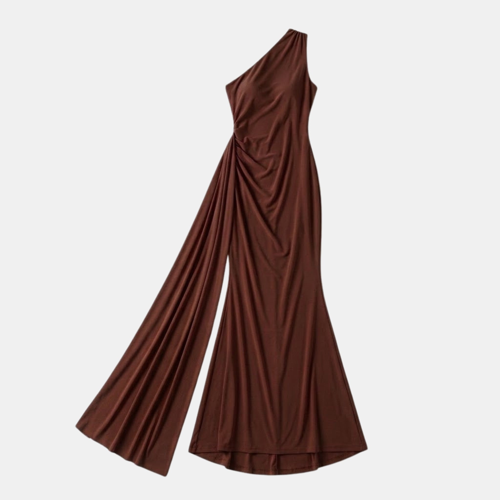 Elegant Maxi Dress | One Shoulder Backless Design with Ruffle Detail | Stylish Long Dress for Summer Events 6