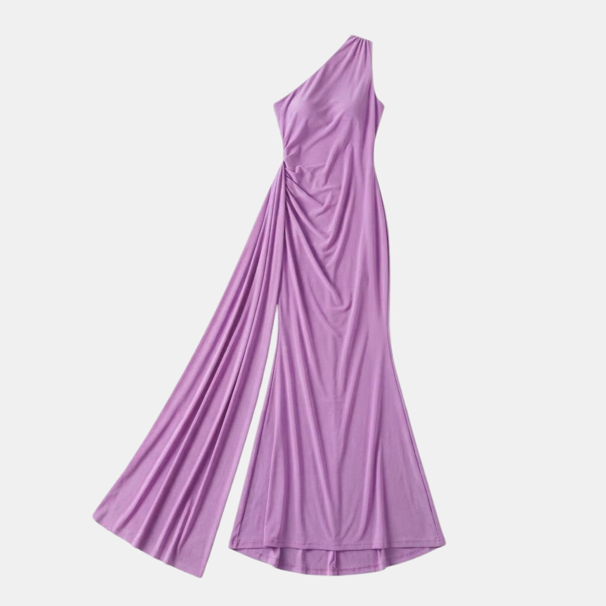 Elegant Maxi Dress | One Shoulder Backless Design with Ruffle Detail | Stylish Long Dress for Summer Events 9