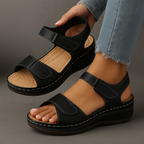 Elegant Orthopedic Sandals for Women with Wedge Heel | All-Day Comfort and Adjustable Fit 9