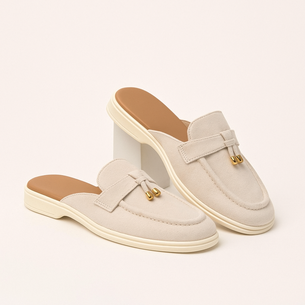 Elegant Steps | Women's Sandals with Closed Toe Design | Slip-On Comfort for Everyday Style 1