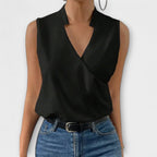 Elegant V-Neck Tank Top for Women with Breathable Fabric | Stylish Summer Essential 5