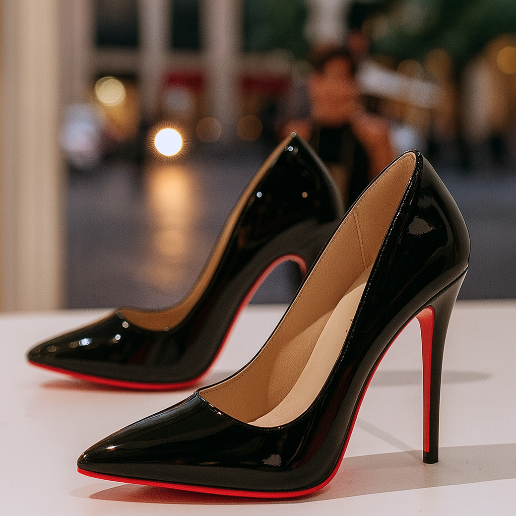 Elegant Women's Heels | Gold Design with Cushioned Insoles | Timeless Comfort for Any Occasion 0