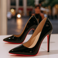 Elegant Women's Heels | Gold Design with Cushioned Insoles | Timeless Comfort for Any Occasion 0