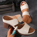 Elegant Women's Sandals | Arch Support Block Heel Design with Adjustable Straps | Comfortable Footwear for All-Day Wear 4